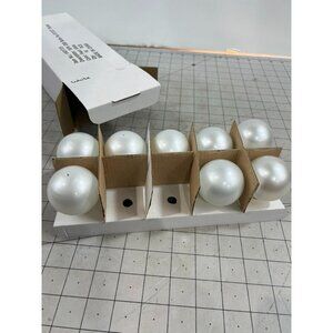 8- G50 Pearl White Bulbs For E12/C7 Socket V401705 new partial box Vickerman